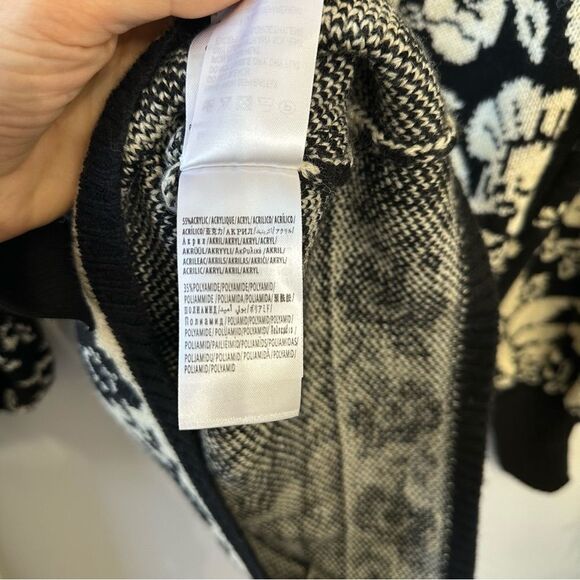 Farm Rio Black Pineapple Garden Knit Mini Dress - Picture 3 of 8